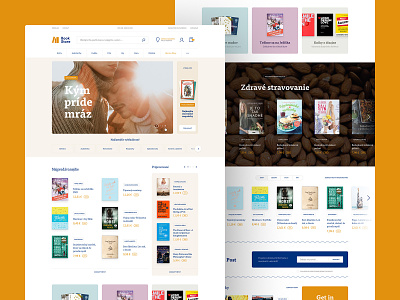 BookStore ecommerce website book books bookshop bookstore clean ecommerce eshop homepage interface shop store web webdesign website