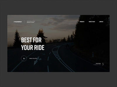 HQBC Hero by Lukas Majzlan for Art4web on Dribbble