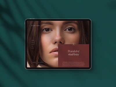Beauty Studio Website (Case Study) animation beauty casestudy clean landing minimal scrolling studio webdesign website