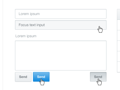 Form UI style button clean form guidelines interface simple stylesheet text input ui
