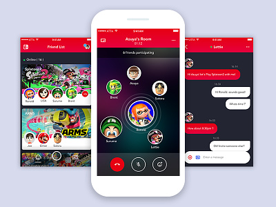 Nintendo Switch Online App Re-Design call community game message