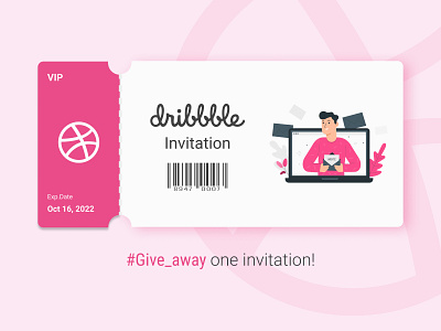 Dribbble invitation