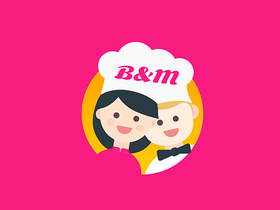 B&M logo logo
