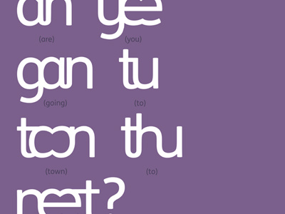 Exp Typ experimental typography slang tom denny