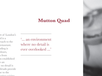 Mutton Quad brochure istd tom denny typography