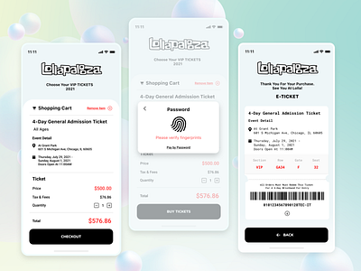 Maratón UI- 12 Shopping cart buy tickets concert figma lolapallooza online tickets order order online shoppingcart tickets ui