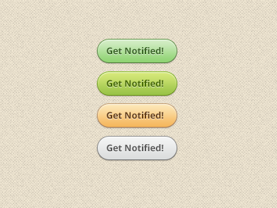 let's get notified! buttons color ui