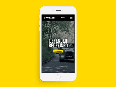 Twisted - Homepage Mobile