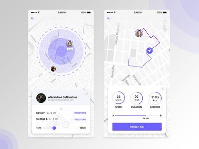 Daily UI #020 - Location Tracker