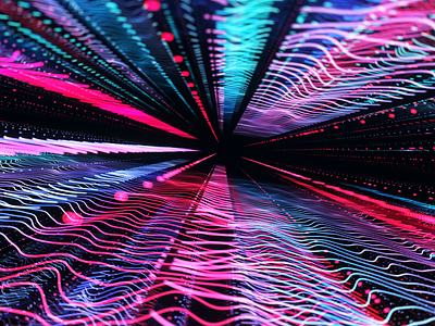 LiveVisuals - 2022.011 - Graphic Grids aftereffects artdirection digital dots form fractal grid light live loop motiondesign motiongraphics trapcode tunnel visuals vj vjloop