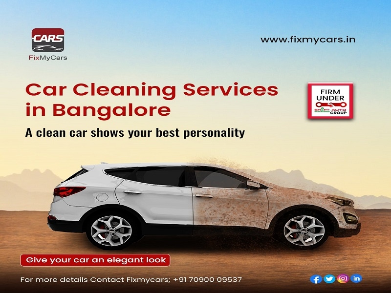 Car Cleaning Service in Bangalore by Fixmycars on Dribbble