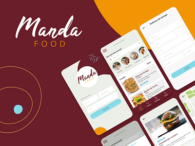 Manda Food app app design delivery delivery app design food food app graphic design illustration ui design uidesign ux ux ui uxdesign uxui
