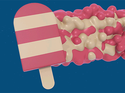 Spring Break 3d animate blender break melty popsicle spring