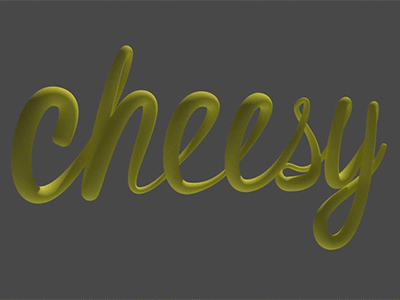 Cheesy 3d blender cheese fluid mograph motion design motion graphics