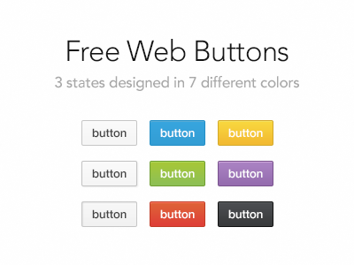 Web Buttons (PSD)
