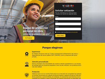 Vialdaro Landing Page design landing ui ux