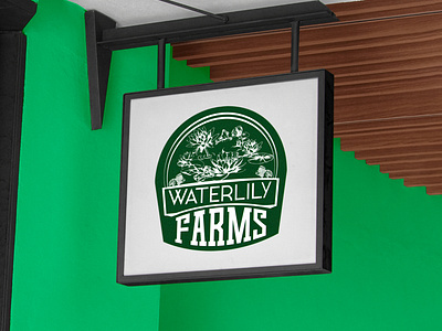 Waterlily Farms Logo Design