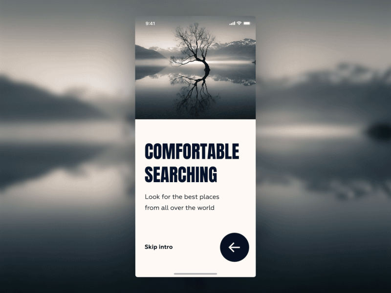 Travelling App Onboarding Concept