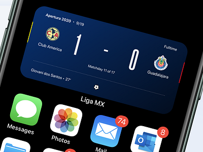 Soccer Score Widget 2