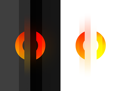 O exploration app branding design fire icon interface landing patterns typography ui ux