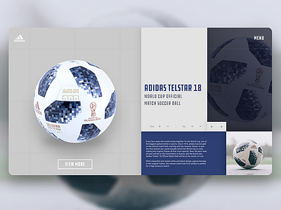 Telstar ball - landing page