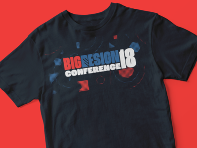 Big Design 2018 Conference branding design shirt design