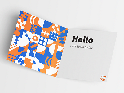 u202 Branding – Welcome Card branding design logo patterns typography vector