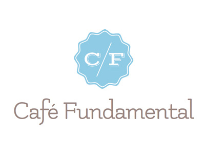 Cafe Fundamental Round Version logo restaurant