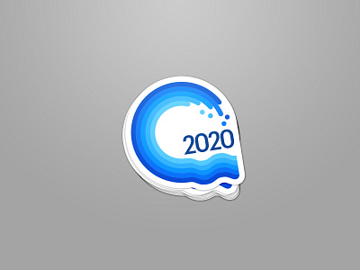 BlueWave 2020 sticker