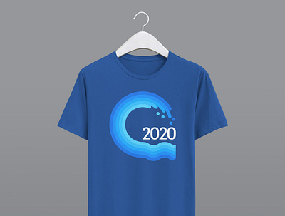 BlueWave 2020 t-shirt branding design illustration logo tshirt vector