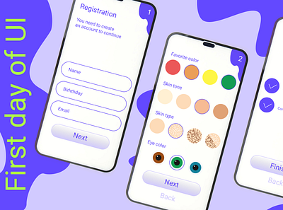 Sign Up app dayliui design figma mobile app mobile ui signup ui