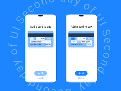 Credit Card Checkout app card cards ui dayliui design figma mobile app mobile ui