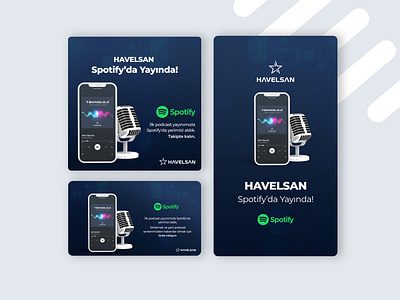 Social Media Design for Spotify Channel - HAVELSAN