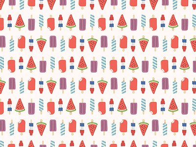 Vintage Popsicle Pattern