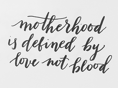 motherhood brush lettering brush calligraphy family hand lettering lettering love motherhood type typography