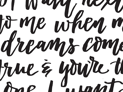 Brush Lettering brush calligraphy hand lettering lettering quote script type typography