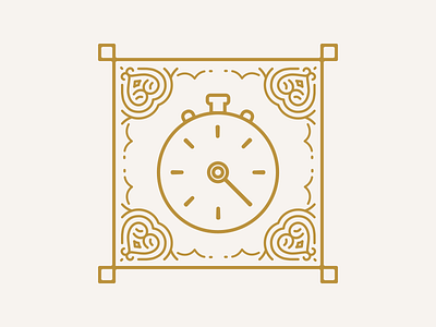 Filigree Line Art Icons