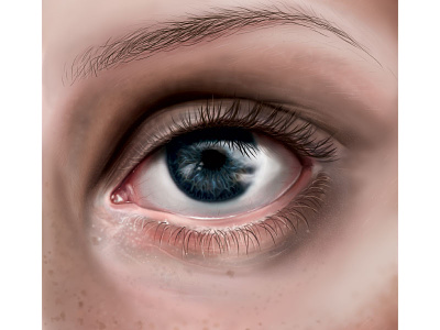 Eye art eye graphics tablet illustration people photoshop realistic