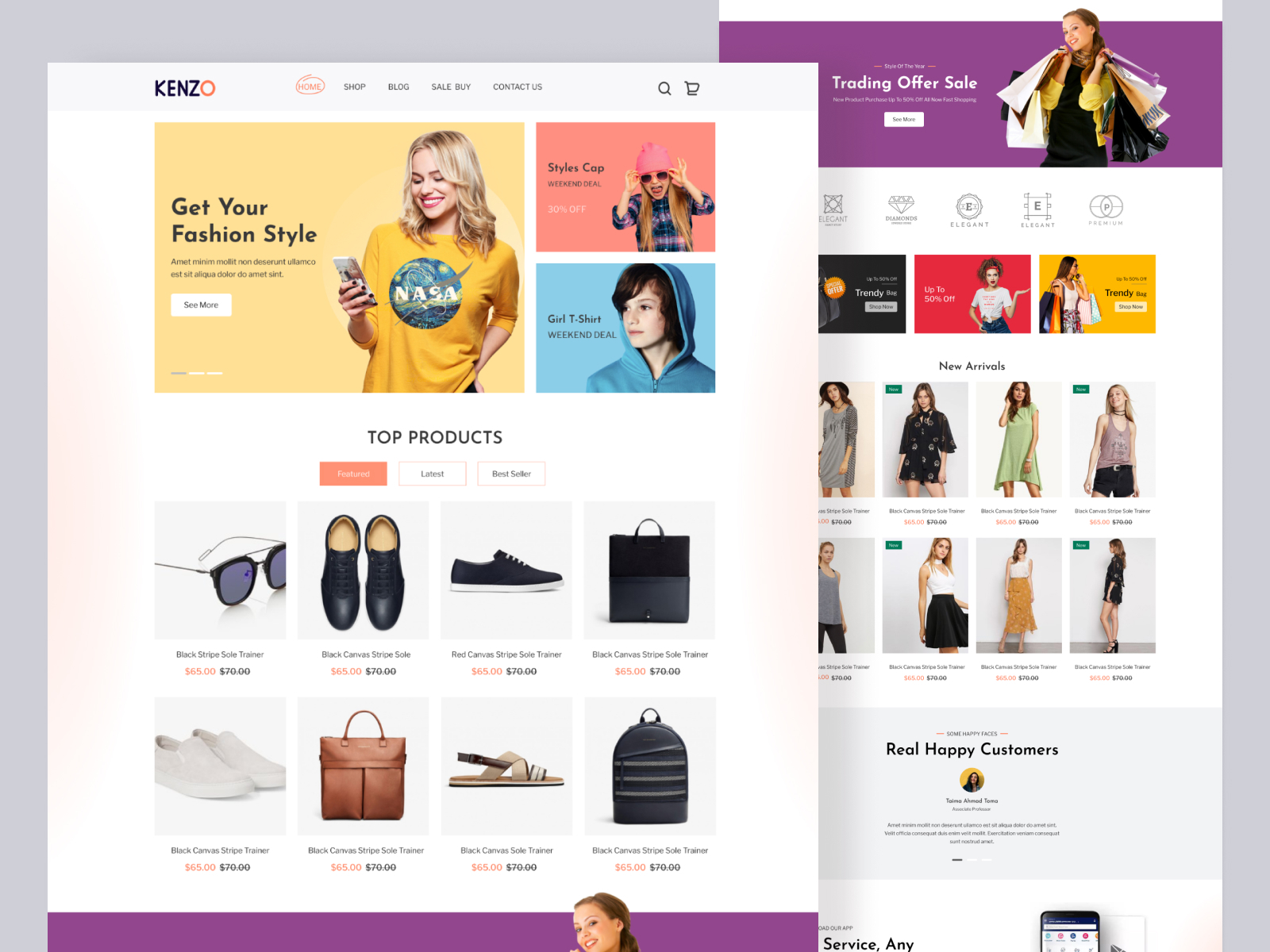 Ecommerce Online Shop Landing Page Design by Mrinmoy Krishna Roy on ...