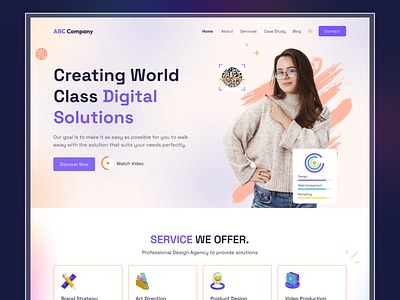 Agency Landing Page