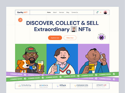 NFT Website Design Concept