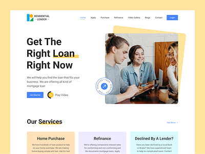 Loan Agency Website Design