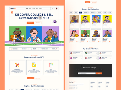 NFT Marketplace Website Design