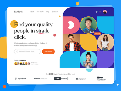 Hiring Platform Landing Page