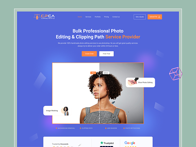 Clippingpath CA - Landing Page Design