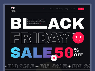 Black Friday Website Design