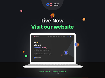 EarthyColor Agency Website Live 🔥🔥