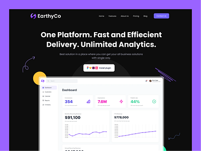 Earthy Co AI (Artificial Intelligence) Analytics Website