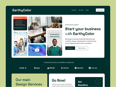 Earthy Color Agency - Website