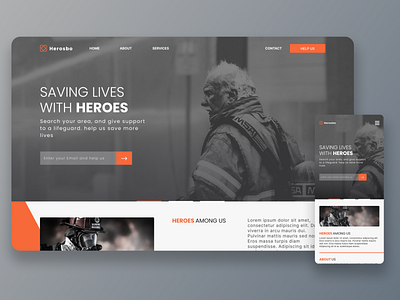 Design UI Web/Mobile Herosbo app design landingpage ui ux webdesign